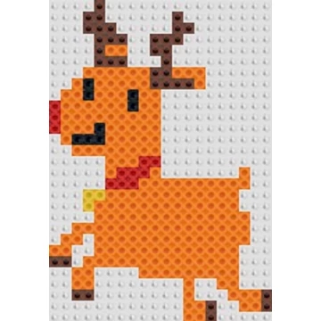 Karácsonyi Rénszarvas 10 cm * 14,5 cm