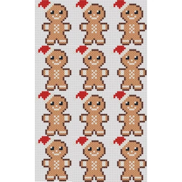 Karácsonyi Mézi mikulás kalapban csomagban 12 db 10 cm * 13 cm