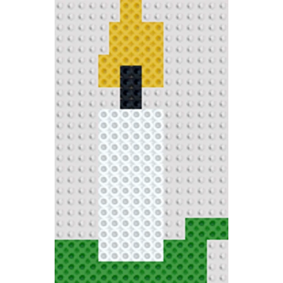 Karácsonyi gyertya 8 cm * 13 cm