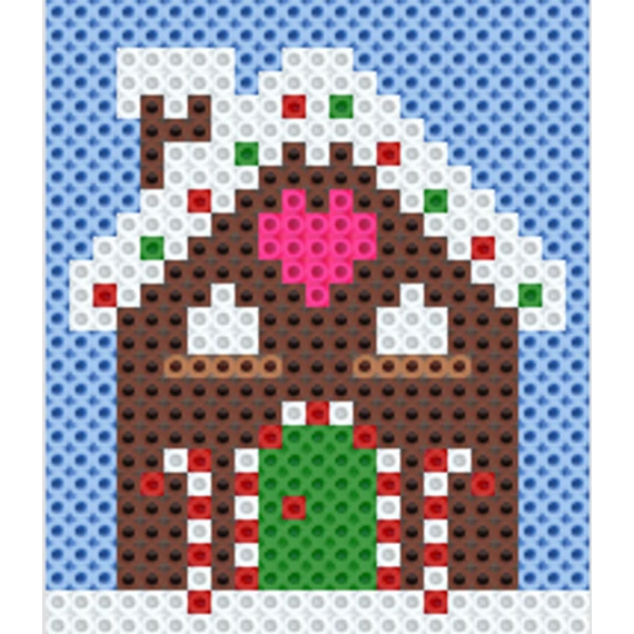 Karácsonyi mézeskalácsház 11,5 cm * 13,5 cm