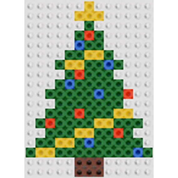 Karácsonyfa 6,5 cm * 9 cm