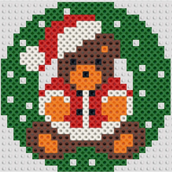 Karácsonyi Mézi és Plüssmaci 8 db